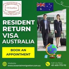 A Resident Return visa is granted to permanent residency holders living in Australia whose travel facility on their permanent visa has expired. A Resident Return visa can also be granted to holders of a permanent resident visa who have been living outside of Australia for a longer period of time if there are compelling reasons for their absence.