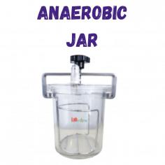 Labmate Anaerobic Jar is a 2.5 L hermetic-type jar designed with PMMA material. The unit can hold 1 stack of 6 dishes and attain an anaerobic condition in 2 to 4 hrs. Equipped with a high-quality O-ring, it is used to make tight seals between the jar and lid. 