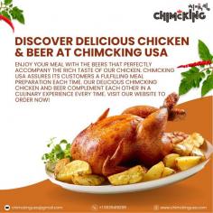 Enjoy your meal with the beers that perfectly accompany the rich taste of our chicken. Chimcking USA assures its customers a fulfilling meal preparation each time. Our delicious Chimcking chicken and beer complement each other in a culinary experience every time. Visit our website to order now!