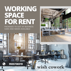 Wishcowork is Jaipur's premier coworking space, offering flexible options for professionals, startups, and small businesses. Located centrally, it provides coworking desks, private cabins, meeting rooms, and virtual offices. With modern amenities, a vibrant community, and tailored support, Wishcowork is the ultimate workspace solution for productivity and networking.