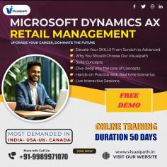 AX Retail Management Training - Visual Path offers the Best Dynamics AX Retail Online Training conducted by real-time experts.Our AX Retail Management Training  is available in Hyderabad and is provided to individuals globally in the USA, UK, Canada, Dubai, and Australia. Contact us at+91-9989971070.
Visit Blog: https://visualpathblogs.com/
whatsApp: https://www.whatsapp.com/catalog/917032290546/
Visit: https://visualpath.in/microsoft-dynamics-ax-retail-management-training.html
