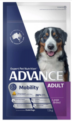 Advance Mobility Adult Large Breed Chicken with Rice Dry Dog Food | Pet Food
