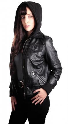 Chic and Edgy Women's Bomber Leather Jacket - Elevate Your Style

Womens leather jacket with a hoody.  Slim-fit womens leather jacket.  Zippered mid-section. Detachable Mid-Section cotton fleece with hoodie hoodie. Two exterior pockets with flaps.  Rib on wrists and waistline. Soft, supple leather Genuine leather. This womens leather jacket is soft, warm, and comfy. You will be looking classy and snug through the winter months in this leather jacket.

Two Front Snap Button Chest Pockets
Two Lower Diagonal Zippered Hand Warmer Pockets
Zippered Removable inner Mid-Section cotton fleece with hoodie
Stretchable ribbed cuffs
Ribbed Waistline
Fully Lined with black polyester Satin
Genuine YKK Zippers
100% Genuine Lambskin
Regular Fit

See More: https://fadcloset.com/collections/women-bomber-leather-jacket
