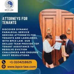 Discover dynamic paralegal service serving attorneys for tenants and landlords, with BPCS Law. Our skilled team provide top tenant assistance to resolve eviction challenges and ensures swift resolutions. Trust us to handle your legal needs with confidence and guaranteed satisfaction. Call now!
