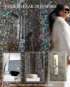 The tiles are often mounted on mesh sheets to simplify installation, allowing them to be applied to walls, floors, and other surfaces with ease. "Mosaic tiles" are prized for their durability, beauty, and versatility, making them a popular choice for a wide range of applications.  

https://brceramics.com/mosaic-tiles