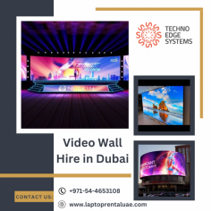 Video Wall Hire in Dubai from Techno Edge Systems LLC. We offer competitive prices, high-quality screens, and excellent service throughout Dubai. Call us at +971-54-4653108 for pricing and availability. Visit us - https://www.laptoprentaluae.com/video-wall-rental-dubai/