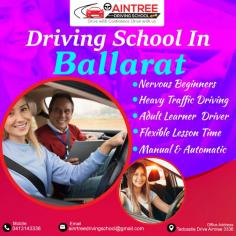 Aintree Driving School in Ballarat offers comprehensive driving lessons tailored to your needs. Our experienced instructors provide personalized guidance to help you gain confidence and master the skills needed for safe driving. Our Driving School in Ballarat here at your service. Whether you're a beginner or looking to refine your techniques, we're here to support your journey on the road. Call at - 0413143336.
