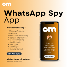 Discover ONEMONITAR WhatsApp Spy App | WhatsApp Tracker

ONEMONITAR is a monitoring and spying app that offers a range of features for tracking WhatsApp activities. In this graphic you can see what you can do with this phone monitoring app. 

Download and share this graphic and help them to protect their loved ones' with ONEMONITAR.

For more information you can visit our website at www.onemonitar.com