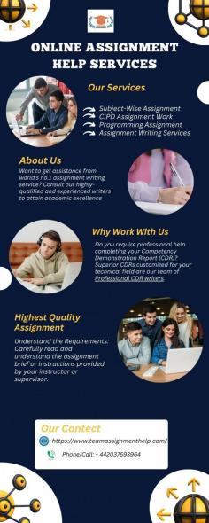 Get the best "Assignment Help" from our professional experts and have the various opportunities to increase your assignment level