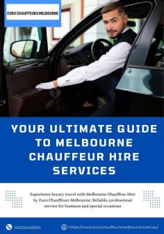 Top Melbourne chauffeur hire service: elegant cars, qualified drivers, faultless service, and customised experiences for customers
To Know More Visit:- https://www.eurochauffeursmelbourne.com.au/
Mail Us:-info@eurochauffeursmelbourne.com.au
Contact Us:- 0420440004
