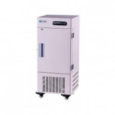 Fison -86℃ Upright Freezer offers a 28-liter capacity with a temperature range of -40°C to -86°C. Features include a digital thermostat, LED display, SECOP compressor, and sound with light alarms. Built with 304 stainless steel, double-sealed doors, and a security lock. Ideal for labs and medical use.