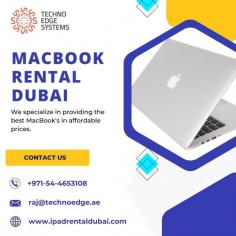 We are pioneers in serving the latest models of MacBook’s in affordable prices. Techno Edge Systems LLC offers the efficient services of MacBook Rental Dubai. For more info contact us: +971-54-4653108 visit us: https://www.ipadrentaldubai.com/macbook-rental-dubai/