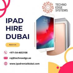 iPad hire saves money by avoiding upfront costs, reducing maintenance expenses, and offering flexible rental terms for short-term needs. Techno Edge Systems LLC offers the most satisfactory services of iPad Hire Dubai. For more info contact us: +971-54-4653108 visit us: https://www.ipadrentaldubai.com/ipad-hire-dubai/