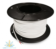 Our tin coated copper electrical cable/wiring has been manufactured to resist and reduce corrosion found over time in standard copper wiring. The wires are double insulated in a red and black sheath with an external white sheath to protect the internal wiring. Easy to use and work with for installations.