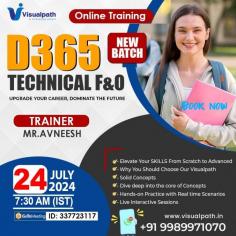Join Now: https://bit.ly/3YeqHWl
Attend Online #NewBatch on #D365AXTechnical (F&O)by Mr. Avneesh.
Batch on: 24th July @ 7:30 AM (IST)
Contact us: +91 9989971070.
WhatsApp: https://www.whatsapp.com/catalog/917032290546/
Blog link: https://visualpathblogs.com/
Visit: https://visualpath.in/microsoft-dynamics-ax-online-training.html
