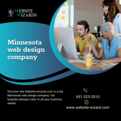 Get a better website with Website Wizards your Minnesota web design company.

Elevate your business's online presence with Website Wizards, the Minnesota web design company dedicated to crafting custom, engaging websites that drive results.