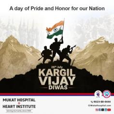 Honoring the bravery and sacrifice of our heroes on Kargil Vijay Diwas. Their courage inspires us every day. Jai Hind!