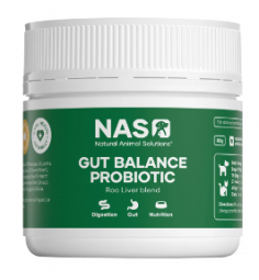"Boost your pet’s overall health with NAS Gut Balance ProBiotic, a powerful solution designed to enhance your pet’s gut health and support their immune system. A resilient gut leads to a robust microbiome, capable of defending against infections and diseases.

For More information visit: www.vetsupply.com.au
Place order directly on call: 1300838787"