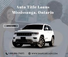Looking to borrow money against your car in Mississauga, Ontario? Snap Car Cash offers auto title loans Mississauga online to get you the funds you need quickly. Our straightforward process allows you to borrow against your car title with minimal hassle. Whether you need cash for unexpected expenses or other financial needs, our auto title loans are designed to provide fast and flexible solutions. With Snap Car Cash, securing a loan has never been easier—get the money you need while keeping your car! Contact us today to see how much you can borrow against your car title. Call 1-888-886-(7627) for more information.

