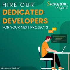 Hire dedicated web & app developers and programmers from Swayam Infotech to convert your business ideas into a reality. Contact us and Discuss your project now. You can hire one of our devoted professionals individually and do your task without the difficulties of establishing a business or office in your nation. Looking to hire dedicated developers from India? We have a team of expert web and mobile app developers for hire on a full-time, part-time, or hourly basis.
https://www.swayaminfotech.com/services/hire-dedicated-developers/