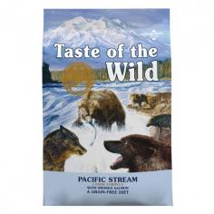 Taste of the Wild Grain Free Canine Pacific Stream Dry Dog Food: This egg-free recipe gets all its animal protein from fish, meaning that it's rich in the omega fatty acids that help keep skin healthy and fur smooth and shiny, and may be a good option for dogs with food sensitivities.
