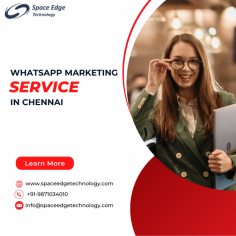 Our whatsapp marketing service in Chennai helps you connect directly with customers. Boost engagement and drive sales!


For More Info:- https://spaceedgetechnology.com/whatsapp-marketing-chennai/
Email ID:- Info@spaceedgetechnology.com
Ph No.:- +91-9871034010
