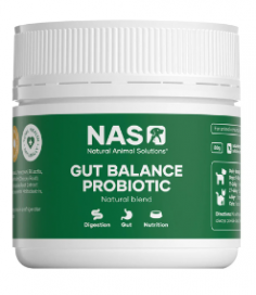 "Boost your pet’s overall health with NAS Gut Balance ProBiotic, a powerful solution designed to enhance your pet’s gut health and support their immune system. A resilient gut leads to a robust microbiome, capable of defending against infections and diseases.

For More information visit: www.vetsupply.com.au
Place order directly on call: 1300838787"