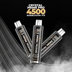 The Crystal Prime 4500 Puffs, available from Bulk Vape Wholesale, offers a premium vaping experience with its sleek design and high puff capacity. This disposable vape delivers rich, satisfying flavors and consistent vapor production. Ideal for those seeking convenience and quality, it’s perfect for extended use without the hassle of refills or recharges. Enjoy a superior vaping experience with the Crystal Prime.