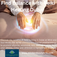 Discover the benefits of Reiki Healing in Dubai at Mind and Soul Works. Our skilled practitioners channel positive energy to promote physical, emotional, and spiritual healing. Book your session today and embrace a harmonious, balanced life.