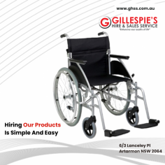 Gillespie’s Hire and Sales Service is a trusted medical equipment supplier in Sydney. 