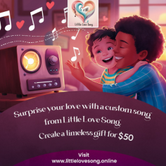  Little love songs is a platform which can empower the youth mind by creating the little kids love song or personalized kids songs with their original melodies and  the personalized lyrics.
https://littlelovesong.online/how-personalized-kids-song-gift-empower-young-minds/