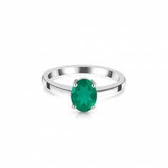 Elegant Simplicity: The Allure of Dainty Green Onyx Rings


Adorn your finger with timeless elegance and natural beauty with this dainty green onyx ring. The rich green hue of the green onyx stone represents balance & energy, while the delicate crystal band adds a touch of understated sophistication. Whether adorned with modern attire or a traditional look, this ring is a graceful expression of style and grace.
