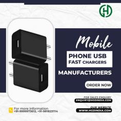 "Looking for reliable Mobile Phone USB Chargers Manufacturers, Suppliers And Exporters India? Look no further! Our company is a leading manufacturer, supplier, and exporter of high-quality Mobile chargers, Power Adapter and Wireless Neckband in India. With our extensive range of products, you can charge multiple devices simultaneously, saving you time and ensuring convenience on the go. Trust us for superior quality and competitive pricing. Contact us today to fulfill all your charging needs!

For any Enquiry Call us at : +91-9999973612  
Or Drop a Mail on : Enquiry@hgdindia.com, Visit our website : www.hgdindia.com"
