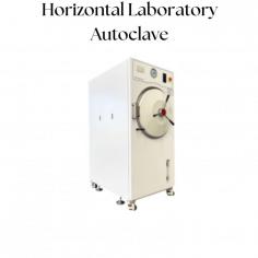 Labtron horizontal laboratory autoclave is designed with automatic protection for overtemperature, a buzzer prompt alarm to alert about faults, and a touch screen to display working parameters and alarm information. It features a DC control circuit with overvoltage, a built-in high-efficiency steam generator, and a real-time sterilization process.