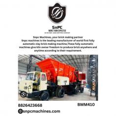 
SNPC Machine pvt ltd is a brick on wheel factory with mobile brick making machine. Our two main type of machines are BMM-160 &BMM-300 semi & fully automatic resp. These machines mould brick while moving on wheel with a reduction of 45% cost & 3 times stronger brick as well. Machines requires fuel consumption & prepared raw material for its working like gyara, mud etc. 