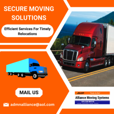 Top-Rated Moving Truck Services

Experience the best transport solutions with our reliable fleet and efficient team.  We offer reasonable rates and competent handling, resulting in a stress-free relocation process. Send us an email at admnalliance@aol.com for more details.
