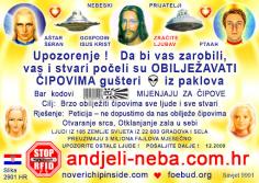 Nudimo online platformu na kojoj možete voditi informativne razgovore s prijateljima iz svemira o anđelima, meditaciji, svemiru, svjetlu, miru i još mnogo toga.

http://www.andjeli-neba.com.hr/hrvatski/default_hr.htm