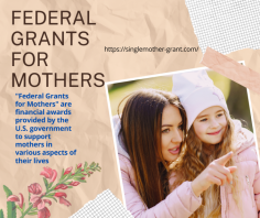 "Federal Grants for Mothers" are financial awards provided by the U.S. government to support mothers in various aspects of their lives, including education, housing, healthcare, and childcare. These grants aim to alleviate financial burdens, promote stability, and empower mothers to pursue opportunities for personal and professional growth. Accessible to mothers from diverse backgrounds and circumstances, federal grants can be a vital resource for enhancing the well-being and future prospects of both mothers and their children.