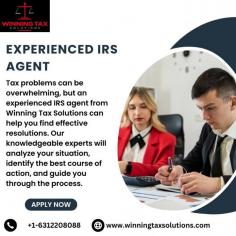 Tax problems can be overwhelming, but an experienced IRS agent from Winning Tax Solutions can help you find effective resolutions. Our knowledgeable experts will analyze your situation, identify the best course of action, and guide you through the process.