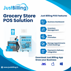 Just Billing comes with a powerful software package to simplify your grocery store processes. The Grocery Store POS software can make inventory management for grocery stores easier and protects you from losses. It has robust POS systems that allow you to manage all your business processes with ease.

About Just  Billing
Just Billing is an easy to use and comprehensive GST Invoicing & Billing App for Retail and Restaurant. It runs both on mobile and computer. This GST compliant point of sale (POS) makes it easier for you to keep track of your business and pay more importance to your business growth.

Learn more: https://justbilling.in/pos-grocery-shop/
Download App: https://play.google.com/store/apps/details?id=cloud.effiasoft.justbillingstd
Email: sales@effiasoft.com
