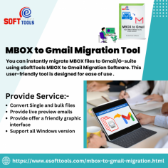 I recommend my friend and all users try eSoftTools MBOX to Gmail Migration Software. This tool allows single and bulk MBOX file transfers to Gmail, offering a simple and user-friendly interface. It provides a live preview of all emails before conversion and supports multiple formats like OST, PST, IMAP, HTML, EMLX, EML, Yahoo Mail, and Office 365. The freeware edition allows uploading an MBOX mailbox with 25+ items per folder without payment. Compatible with all Windows versions, it ensures a comfortable and secure experience for users.
visit more:-https://www.esofttools.com/blog/import-mbox-to-gsuite-google-workspace/
website:-https://www.esofttools.com/mbox-to-gmail-migration.html