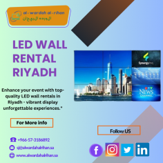 Why LED Walls are Superior for Events in Saudi Arabia?

LED walls are ideal for events in Saudi Arabia because of their bright displays, energy efficiency, and versatility. AL Wardah AL Rihan LLC provides high-quality LED walls that improve event experiences through dazzling visuals and dependable functionality. Our LED Walls Rentals in KSA are ideal for conferences, weddings, and business events, providing a vibrant and fascinating backdrop. Contact us at +966-57-3186892 to discover more about our LED wall rental options.

Visit: https://www.alwardahalrihan.sa/it-rentals/led-video-wall-rental-in-riyadh-saudi-arabia/

#videowallrentalRiyadh
#videowallrentalinsaudiarabia
#ledvideowallrental
#ledwallrental
#LEDWallRentalRiyadh


