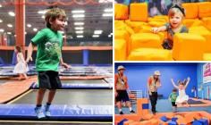 Celebrate your next birthday with a sky-high bash at Sky Zone Miramar! Our trampoline park birthday parties are packed with jumps, games, and private party rooms. Discover our party packages and start planning.