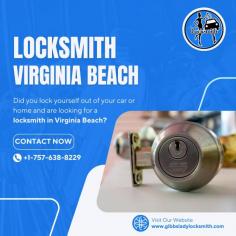 Did you lock yourself out of your car or home and are looking for a locksmith in Virginia Beach? Don't worry, Gibbs Lady Locksmith is here to help! Our technicians are skilled in lock repair, replacement, and installation, and they can also make new car keys. Call us today for immediate support.
