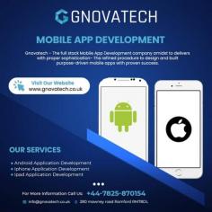 Have an amazing ideas but don't know how to execute it into an app. don't worry. We have got your back!  We have the best mobile app developers in-house to cater your every idea. https://gnovatech.co.uk/