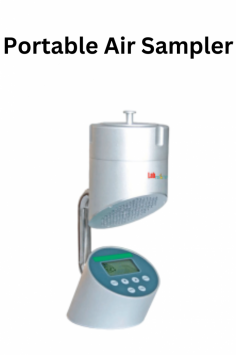  Labmate portable air sampler collects air at 100L/min with a sampling range of 0.01 to 9.0 m³ and a flow velocity of 0.38 m/s. It features programmable settings for automatic sampling time control. Weighing 4.8 kg (net) and 8.5 kg (gross), it efficiently captures and measures airborne microorganisms in various environments.