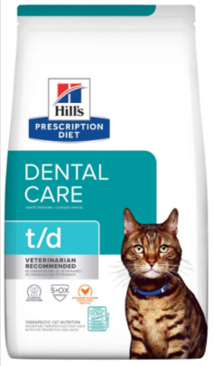 Hill's Prescription Diet t/d Dental Care Chicken Flavored Dry Cat Food | Pet Food

https://www.vetsupply.com.au/cat-food/hills-prescription-diet-td-dental-care-dry-cat-food/pet-foods-1334.aspx
