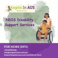 Angels in Aus is a registered NDIS disability support service. Visit our website to fill out a referral form and learn more about our disability services. You can call us on this number +61433303496 or mail us on info@angelsinaus.com.au