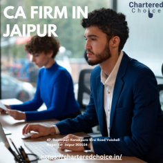 Chartered Choice is your go-to CA firm in Jaipur, offering expert financial and accounting services. Our experienced team provides comprehensive solutions for audits, taxation, and compliance, ensuring your business's financial health. Trust Chartered Choice for reliable and professional chartered accountancy services.
https://charteredchoice.in/