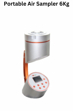   Labmate portable air sampler collects air at 100L/min with a sampling range of 0.01 to 9.0 m³ and a flow velocity of 0.38 m/s. It features programmable settings for automatic sampling time control. Weighing 4.8 kg (net) and 8.5 kg (gross), it efficiently captures and measures airborne microorganisms in various environments.
